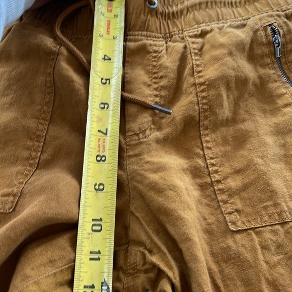 Athleta Cabo Linen Joggers Women's Size 8 Brown Athleisure Casual Pants - Picture 5 of 6